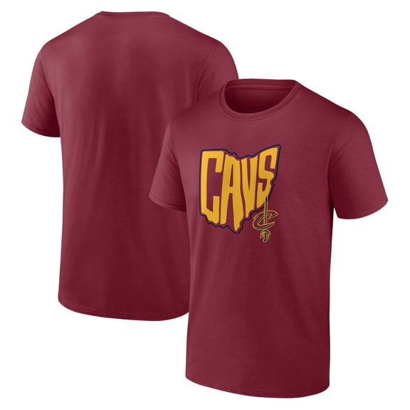 Men's Wine Cleveland Cavaliers Tip-Off T-Shirt