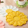 thumbnail image 3 of 2pcs Silicone Tablemat Heat Resistant Pot Holder Non-Slip Dishes Placemat Heat Insulation Pad Daisy Shaped Cookware Mat, 3 of 7
