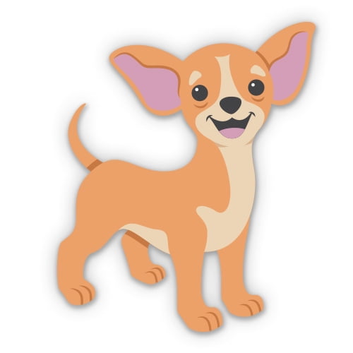 Chihuahua PARENT - Vinyl Decal Sticker / Color Choice S HIGH QUALITY 