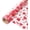 Heart 17.5in Wide x 100ft Long, variant on ANHXN Cellophane Wrap Roll  Thickness,  Wrapping Paper for Flower Gift Baskets .Different colors and specifications to choose from