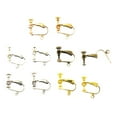 thumbnail image 3 of veasfak 10x Earrings Converter Clamps Non-Pierced Clip On Earring Findings DIY Accessory, 3 of 9