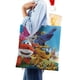 thumbnail image 4 of Super Wings Bolso de tela con estampado de lienzo para mujer, bolsa de compras reutilizable y estética, con cremallera interior, regalo para mujer, 35 × 40 cm., 4 of 6