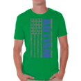 thumbnail image 1 of Awkward Styles Men's Autism Awareness American Flag Graphic T-shirt Tops, 1 of 4