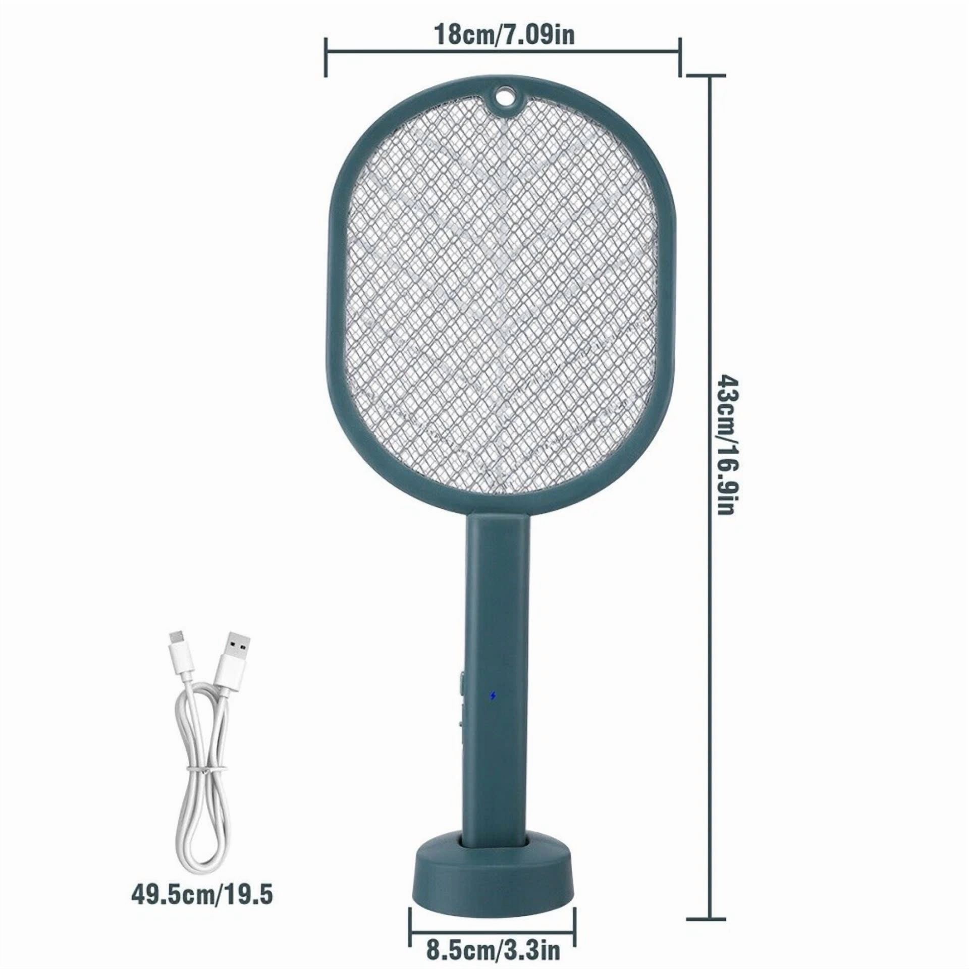 BUTTERFLY- Handheld Usb Rechargeable Mosquito Fly Swatter Zapper Killer Bug Insect Racket