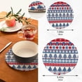 thumbnail image 3 of Christmas 2 Pack Pot Holders Trivets, Heat Resistant Hot Pads for Kitchen Table Decoration Trivets for Hot Dishes/Pot/Bowl/Teapot/Kitchen Hot Pads Trivets, 7" + 9.45", 3 of 7
