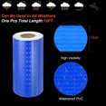 thumbnail image 3 of Uxcell Reflective Tape, 6" x 33 FT Waterproof Adhesive High Visibility Tape, Blue, 3 of 6