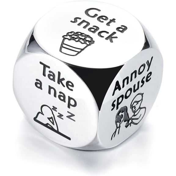 Retirement Gift Dice for Men, Retirement Gift for Boss Coworker, Decider Dice Stocking Stuffers for Retired Men Coach Going Away Gift for Boss Coworker Leaving Stocking Stuffers, White Elephant Gifts