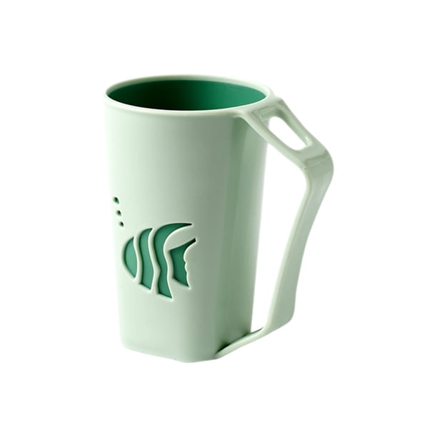 Soporte de Cepillo de Dientes para Baño 1 Taza de Cepillo de Dientes Que Sostiene la Taza de Cepillo de Dientes Taza de Agua de Ducha con Manija Taza de Lavado Bucal Pasta de Dientes de Viaje