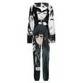 thumbnail image 5 of Demon Slayer Muichiro Tokito Unisex Onesie Pajamas Zipper Jumpsuit Hooded One Piece Sleepwear for Family Mens Womens, 5 of 8