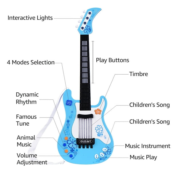 Guitare Magic Touch Hape : King Jouet, Activités d'éveil Hape - Jeux d'éveil