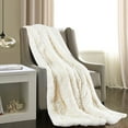 thumbnail image 5 of Chanasya Super Soft Shaggy Longfur Throw Blanket | Snuggly Fuzzy Faux Fur Lightweight Warm Elegant Cozy Plush Sherpa Microfiber Blanket | For Couch Bed Chair Photo Props - 50 "x 65" - Ivory White, 5 of 10