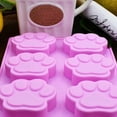 2 Pack Dog Homemade Treat Mold Paw Shaped Silicone Molds for Yummy