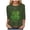 Army Green, variant on St Patricks Day Shirt Women 2025 Casual Plus Size 3/4 Sleeve Irish Clover Shirts Funny Saint Patrick's Tunic Tops (White, S)