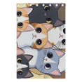 thumbnail image 4 of Cute Cat Faces Pattern Blackout Curtains for Living Room Bedroom 55W x 72/84L Insulated Window Drapes 2 Panels, 4 of 6