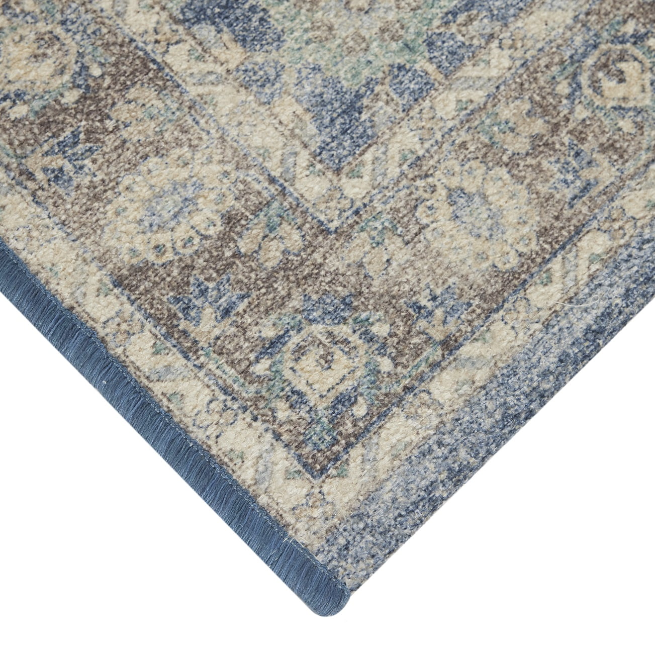 Better Homes & Gardens Blue Floral Indoor 24" x 36" Accent Rug