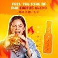 thumbnail image 5 of Spicy Trio Celebrity Variety Pack – Bhutila Fire, Turmeric Bomb, & Chicho-Ghost – Hot Ones Featured – Artisan Honduran Hot Sauces – 3-Pack Gift Set, 5 of 5