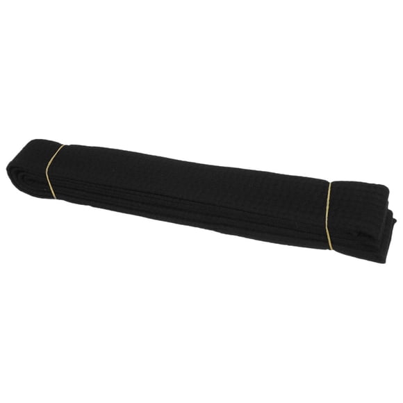 YSNOOWE Karate Belt Set Taekwondo Belt Black Cotton Competitions 1Pcs