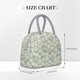 thumbnail image 2 of Fotbe Daisies Flowers Bolsa de Almuerzo con Estampado, Lonchera Aislada, Contenedor de Comida Reutilizable Tipo Cooler a Prueba de Fugas, 2 of 6