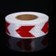thumbnail image 1 of Cinta reflectante de advertencia con rejilla de color cristalino adhesiva blanca caliente directa de 5 cm x 3 m, 1 of 6