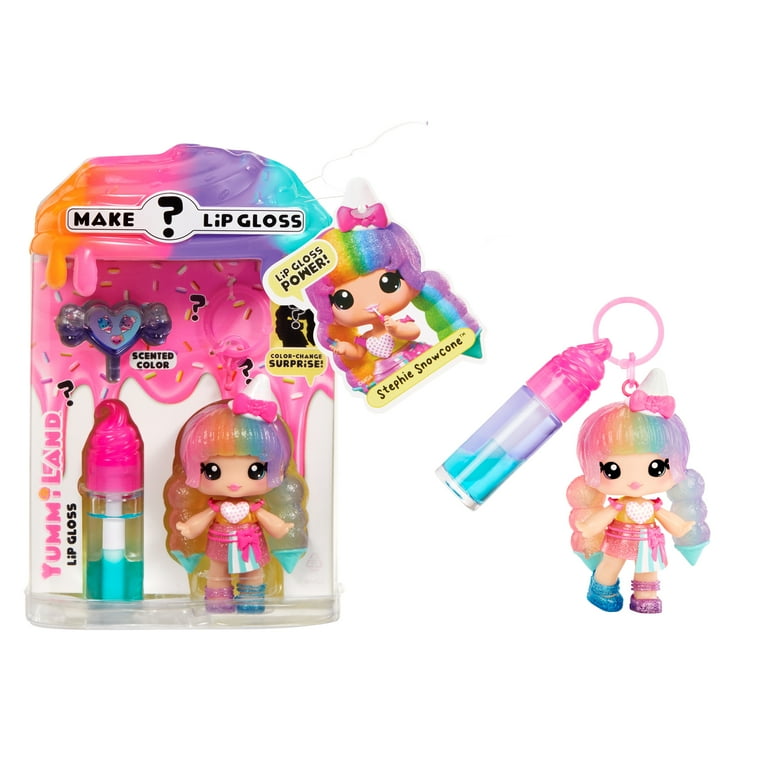 Yummiland, Lip Gloss Doll, Mystery Color Change Stephie Snowcone