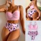 thumbnail image 2 of Trajes de baño de bikini de dos piezas con espalda de tiras y estampado sexy para mujer Fridja nalpqowj56298, 2 of 8