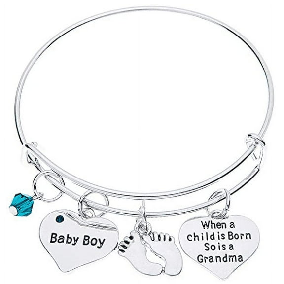 Infinity Collection Grandma Bracelet, New Grandma Jewelry - Soon to Be Grandma, New Grandma Gift, Gender Reveal Gift