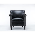thumbnail image 6 of Home Square Faux Leather Club Accent Chair in Charcoal - Set of 2, 6 of 10