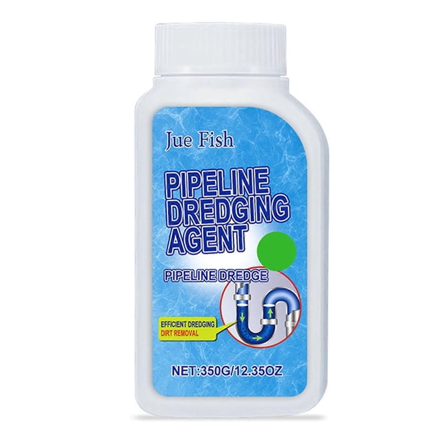 350g Pipeline Dredging Agent, Powerful Pipe Drain Cleaner Agent for Kitchen Toilet Pipelines Sinks