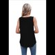 thumbnail image 3 of Camisetas Sin Mangas Holgadas para Mujer, Color Negro, Talla M, 3 of 10