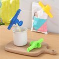 thumbnail image 3 of 4Pcs Non-slip Dustproof Vacuum Seal Clips with Cap Food Preservation Seal Pour Snack Storage Bag Clips Kitchen Gadgets, 3 of 8