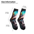 thumbnail image 2 of Rateoe Modern Abstract Colorful Skull B Pattern Children's Socks, Socks Gifts ,kids Crew Soft Cotton Socks , Moisture-Wicking, Durable, Ideal for Daily Wear & Sports, 2 of 5