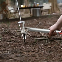 Camping Tent Stake Puller Tool | Multifunctional Outdoor Ground Nail Remover | Aluminum Alloy Handle & Stainless Steel | 5 Colors | Portable Design for Hiking & Backpacking
