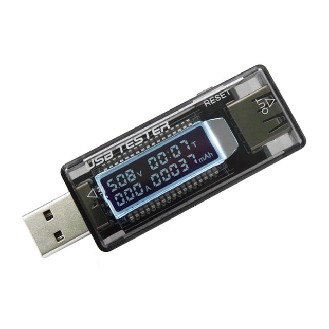 3 In 1 LCD Digital USB Voltmeter Ammeter 5V 12V DC Car Phone Voltage Current Volt Ampere Power Capacity Charger Detector Monitor ,Wide Application