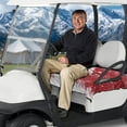 thumbnail image 3 of HUIACONG Claus Santa Golf Cart Seat Cover Easy to Clean Comfortable Golf Cart Seat Protector Cover Easy to Install Protection Interior Accessories Suitable for EZGO Yamaha Club Cars, 3 of 7