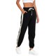 thumbnail image 1 of Gibobby Pantalones mujer moda Pantalones casuales estampados a la moda para mujer, pantalones deportivos(Negro,G), 1 of 5