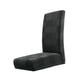 thumbnail image 1 of Fundas de silla extraíbles, universales, decorativas, resistentes e impermeables. negro y gris, 1 of 7