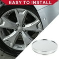 thumbnail image 6 of Universal Car Wheel Center Hub Cap Rim Cover Hub Caps for Most Cars 68mm 2.68" OD Chrome Silver Tone, 6 of 6