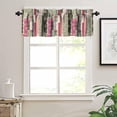 thumbnail image 5 of Vintage Floral Valances for Kitchen,Rustic Country Wildflower Kitchen Curtains,Bohemian Floral Home Bedroom Living Room Window Treatments Drapes 54x18inch, 5 of 6