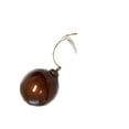 thumbnail image 1 of Holiday Lane 2 Green, 2 Brown Snowball Christmas Tree Ball Ornaments, 1 of 2