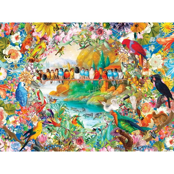 Rose Art Birdsong Jigsaw Puzzle