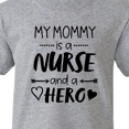 thumbnail image 4 of Inktastic My Mommy is a Nurse and a Hero Youth T-Shirt, 4 of 5