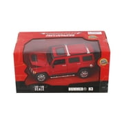 Hummer H3, Red - Showcasts 68240R - 1/24 Scale Diecast Model Car