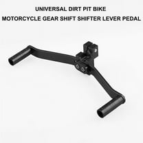 Furulu Motorcycle Aluminum Dual/2 Way Gear Shift Lever Footrest Pedal Shifter Universal
