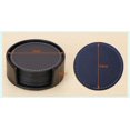 thumbnail image 2 of ShenMo leather coasters, with coaster holder for table protection and decoration 6pcs (D), 2 of 5