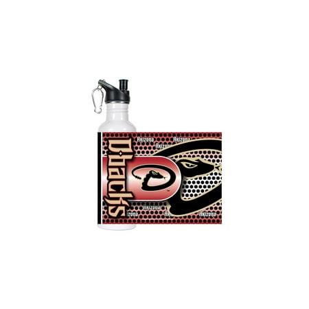360 Water - MLB Diamondbacks White 360 Wrap Stainless 26oz Water Bottle