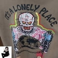 thumbnail image 5 of Oversize Brown Kanye West Hooded Hoodie Men Women Streetwear Sweatshirts Hip Hop Skulls Graffiti Print Stranger Things Pullover, 5 of 5