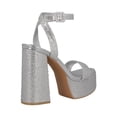 thumbnail image 2 of Zapatilla HEAD OVER HEELS Mujer ALta Ajustable plateado 26, 2 of 4