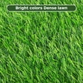 thumbnail image 6 of Raindrops 1Pack Round Artificial Grass Mat for Dining Room Tables 19.7x19.7x1in Green, 6 of 8