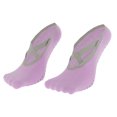 thumbnail image 3 of Unique Bargains 1 Pair Yoga Five Toe Socks Durable Short Cross-Strap Socks for Women Purple, 3 of 6