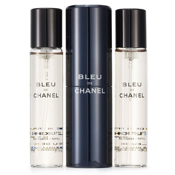 Galaxy Socialist skøn Chanel Bleu De Chanel Eau De Toilette Travel Spray & Two Refills  3x20ml/0.7oz - Walmart.com